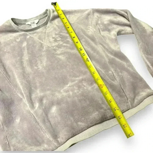 Athleta Girl Feelin Great 2.0 Sweatshirt Lilac Purple Size Lg/12 Crewneck Fleece - Picture 8 of 14